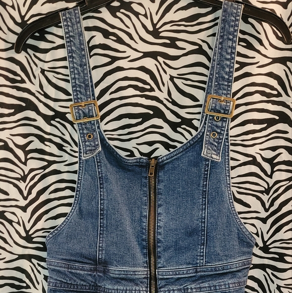 PacSun Overalls Denim Dress - Picture 1 of 5